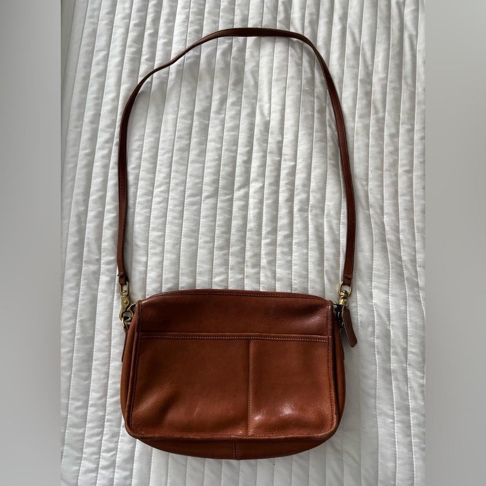 Vintage Coach Leather Companion Bag